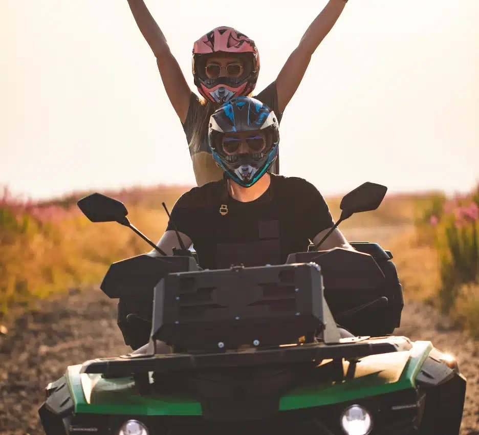 quad herault camping plage de l'orb